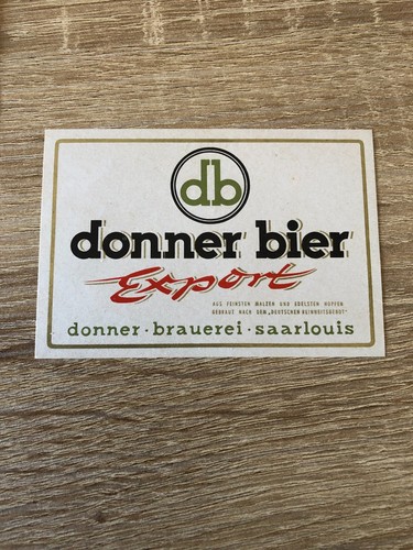 Bieretikett donnerbrauerei - bieretikett,