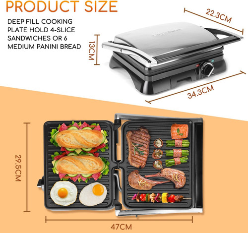 Aigostar 2000w sandwich - aigostar,