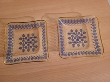 Glasschalen 2 Stück viereckig