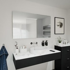 Kristallspiegel 5mm rahmenloser Badspiegel Wandspiegel Aufhängebleche kostenlos