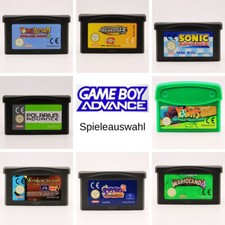 Gameboy Advance Spiele | gemischte Spieleauswahl | Nintendo Yoshi Sonic, Wario