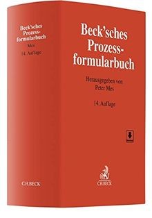 Becksches prozessformularbuch - becksches,