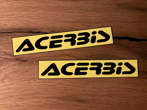 Acerbis aufkleber motocross - 2x,