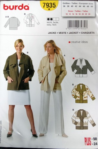 Burda 7935 jacke blazer - burda,
