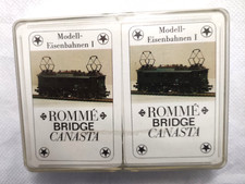 Kartenspiel Modell-Eisenbahn 1, Romme,Bridge,Canasta, 108 Karten,markenlos