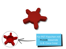 2x PET Flaschenöffner Gear