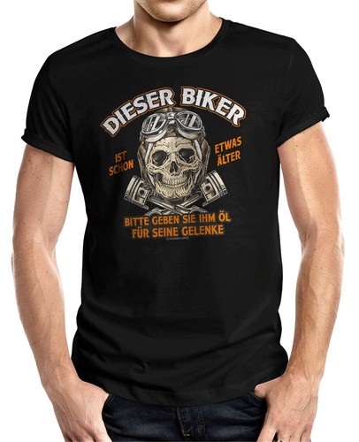 Neu shirt mit biker spruch - biker,