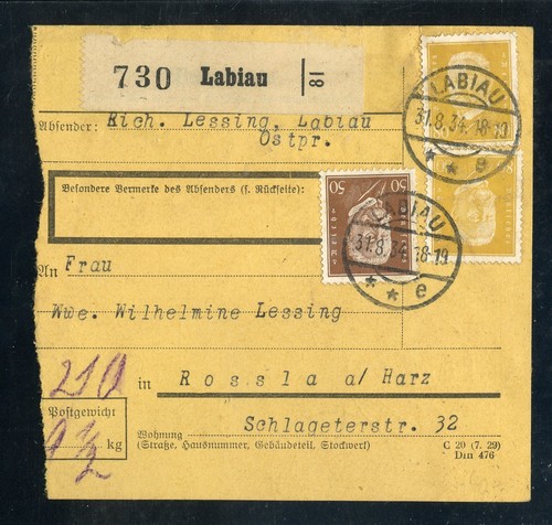 437 420 paketkarte - dr, (2)