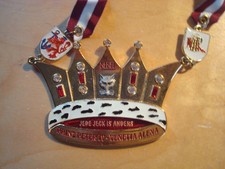 Düsseldorfer Karnevalsorden, Prinzenpaar Orden mit Band aus 2001