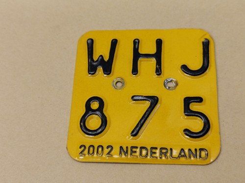 Nummernschild niederlande 2002 - nummernschild,