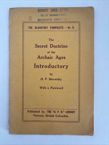 Blavatsky the secret - p.,
