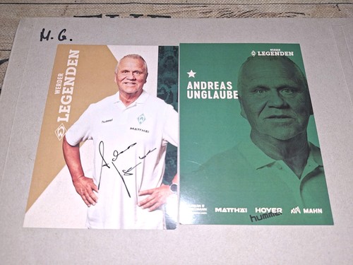 Autogrammkarte andreas - autogrammkarte,