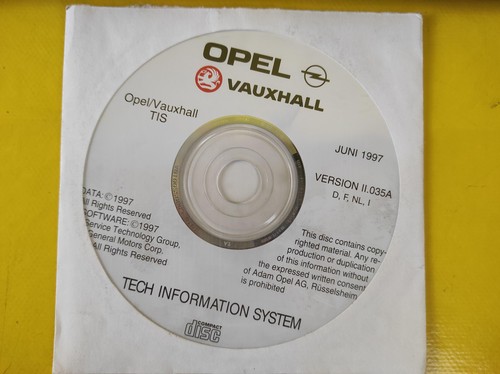 Konvolut opel technische - cd,