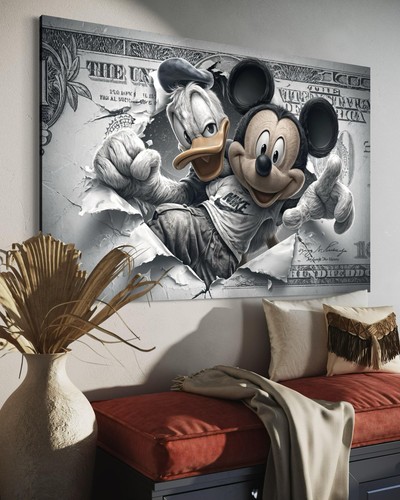 Micky maus leinwand bild - maus,