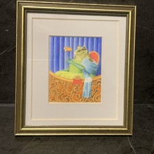  Komischer Frosch "Ein Abend