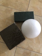 3 Teile Steckmasse Steckschaum rund / eckig