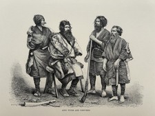 1884 Ansicht von Ainu Volk