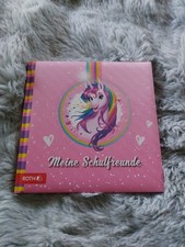 ROTH Freundebuch EINHORN Portrait DIN A5 64 Seiten Schulfreunde Mädchen Schule