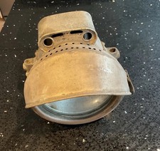 Oldtimer Vorkrieg Karbid Motorrad Lampe 6" zum Aufarbeiten