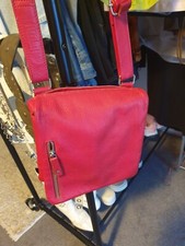 JOST Handtasche Leder Rot
