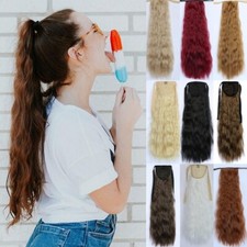 Haarverlängerung gewellt Zopf