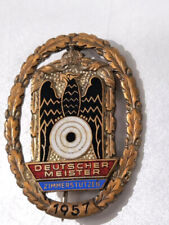 Deutsches Schießsportabzeichen " Deutscher Meister, Zimmerstutzen 1957 " Höhe 6c