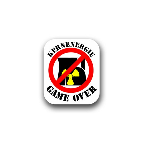 Aufkleber sticker kernenergie - aufkleber/sticker,