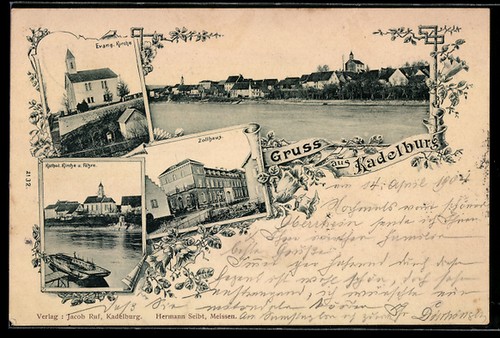 Kadelburg zollhaus - ak,