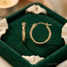 Creolen 14 Karat Gelbgold