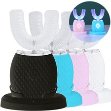 Elektrisch U-Typ Schallzahnbürste Zahnbürste 360° Automatische Reinigung Teeth