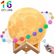 3D Mond Lampe LED Kinder