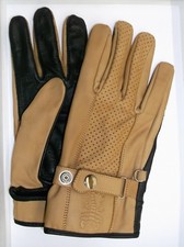 Rinderleder Handschuhe Retro Reithandschuhe Autohandschuhe Arbeit zweifarbig