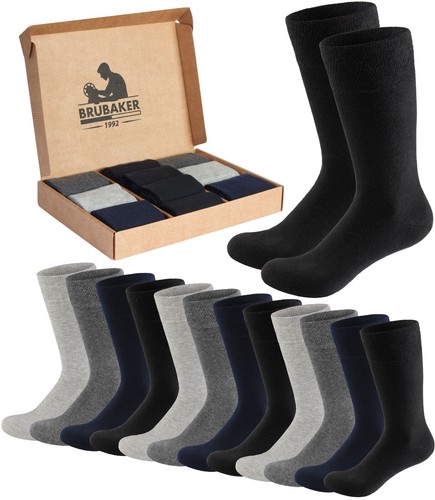 Herren socken uni paar - uni, 10
