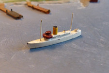 Wiking Metall Modell 221 - 1:1250 Hafendampfer 3,5 cm weiß