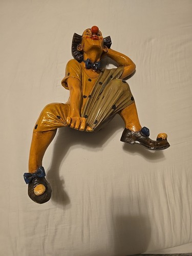 Clown statue figur sitzen - clown,