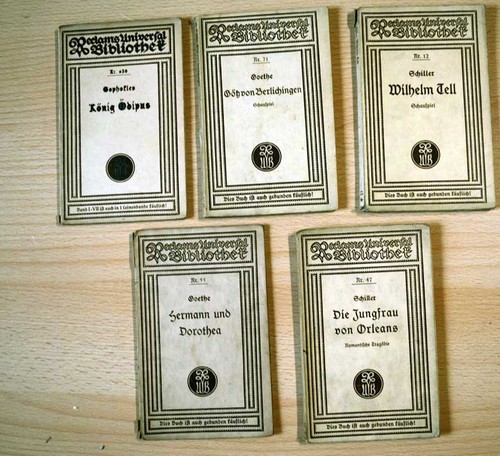 Alte reclams bücher hefte - alte,