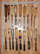 alte Stechbeitel 18 Stück Holzstecheisen Konvolut