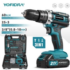 60Nm Akkuschrauber Set 21V