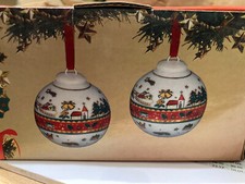 Ahorn Weihnachtskugeln 2er Set