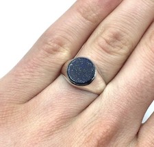 runder 925 Silber Ring