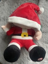 LUSTIGER WEIHNACHTSMANN + Hebt den HUT / MÜTZE ++ mit MUSIK + + Etikett ++ Neuw