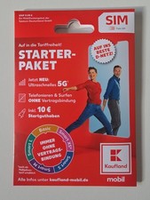 Kaufland mobil SIM Starterpaket inkl. 10 EUR Startguthaben Prepaid 5G Telekom