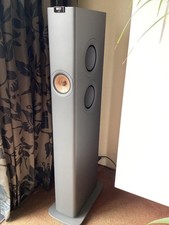 1 Paar Lautsprecher KEF LS 60, Wireless Titanium Grey, Netzkabel AQ NRG-Y3 1m