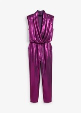 Jumpsuit mit Glanzdruck Gr. 48