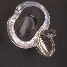 Kristall Aschenbecher Vannes France 835er Silber Montierung