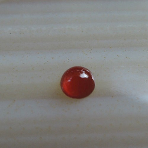 Echter granat rund cabochon - echter,
