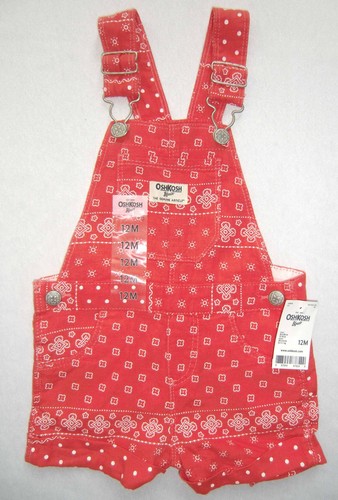 Oshkosh latzhose neu rot - oshkosh,