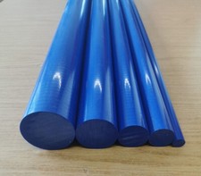 POM Rundstab Blau Stab D 12 - D 110mm L wählbar ab 20 mm Ronde POMC Rundmaterial