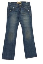 Mogul Robin Damen Jeans Hose W28 L34 28/34 blau dunkelblau Bootcut Stretch Neu