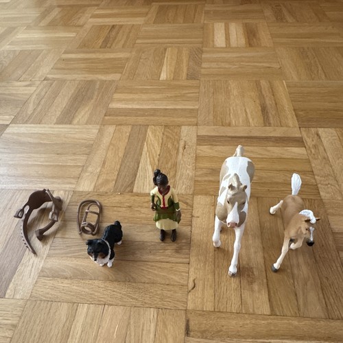 Schleich 2 pferde mit - schleich, /